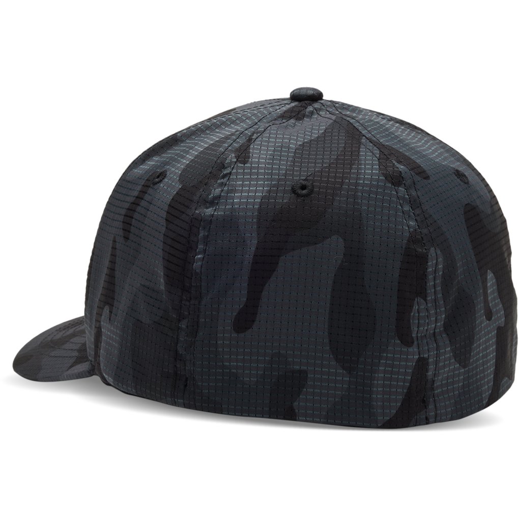 FOX Head Camo Tech Flexfit Hat - black camo