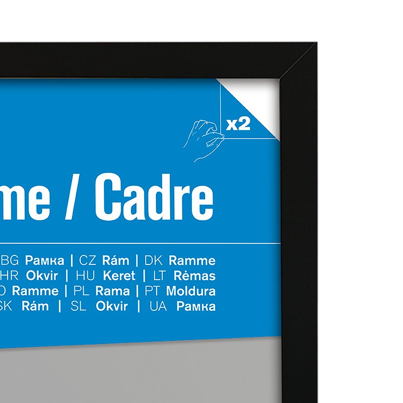 MDF Black Frame (60 x 80 cm)