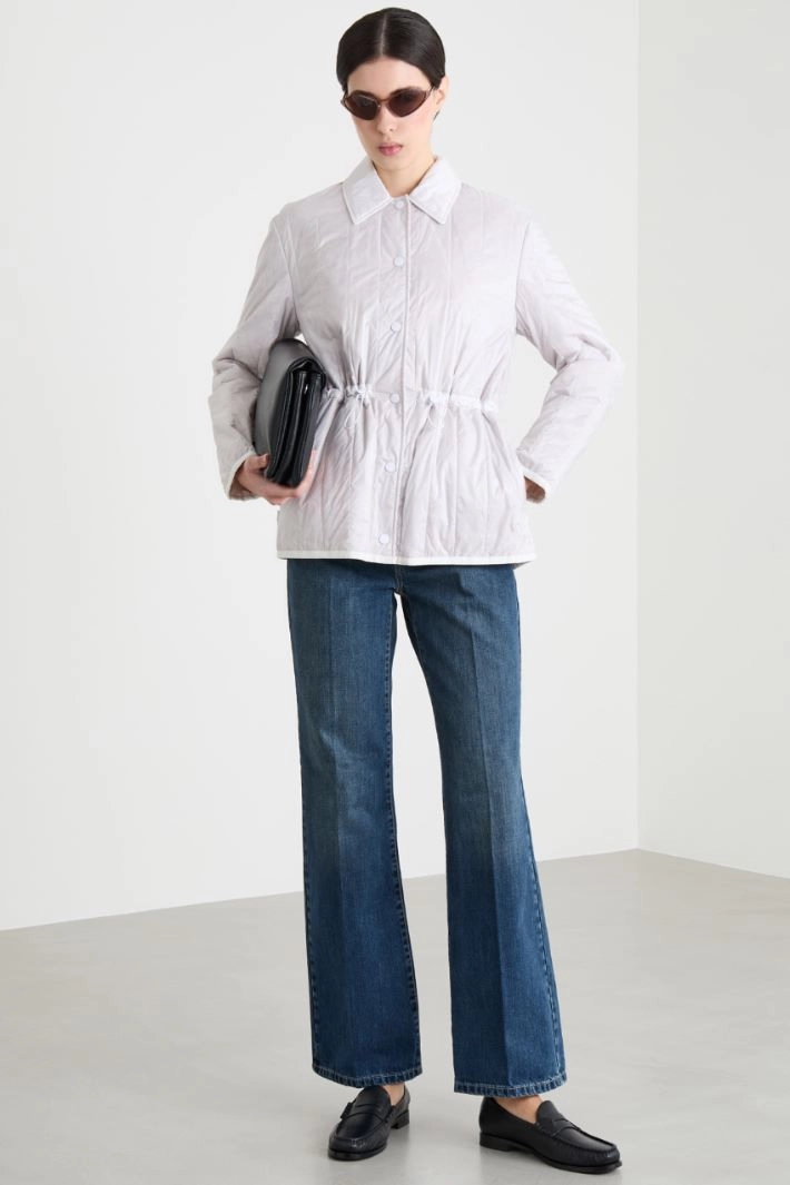 Padded Technical Jacket - WHITE