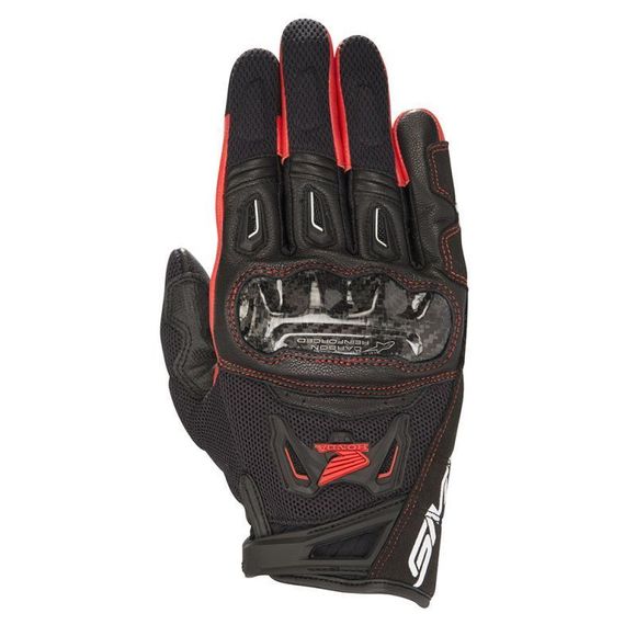 Gants Alpinestars HONDA SMX-2 AIR CARBON V2 - Noir / RougeRef : AP11589