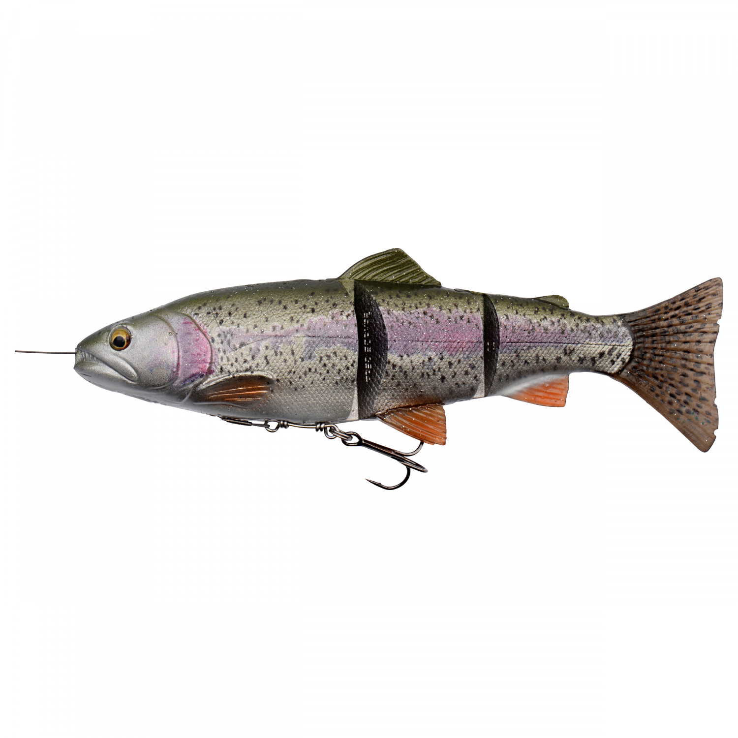 Savage Gear Softbait 4D Line Thru Trout (sinking, Rainbow)