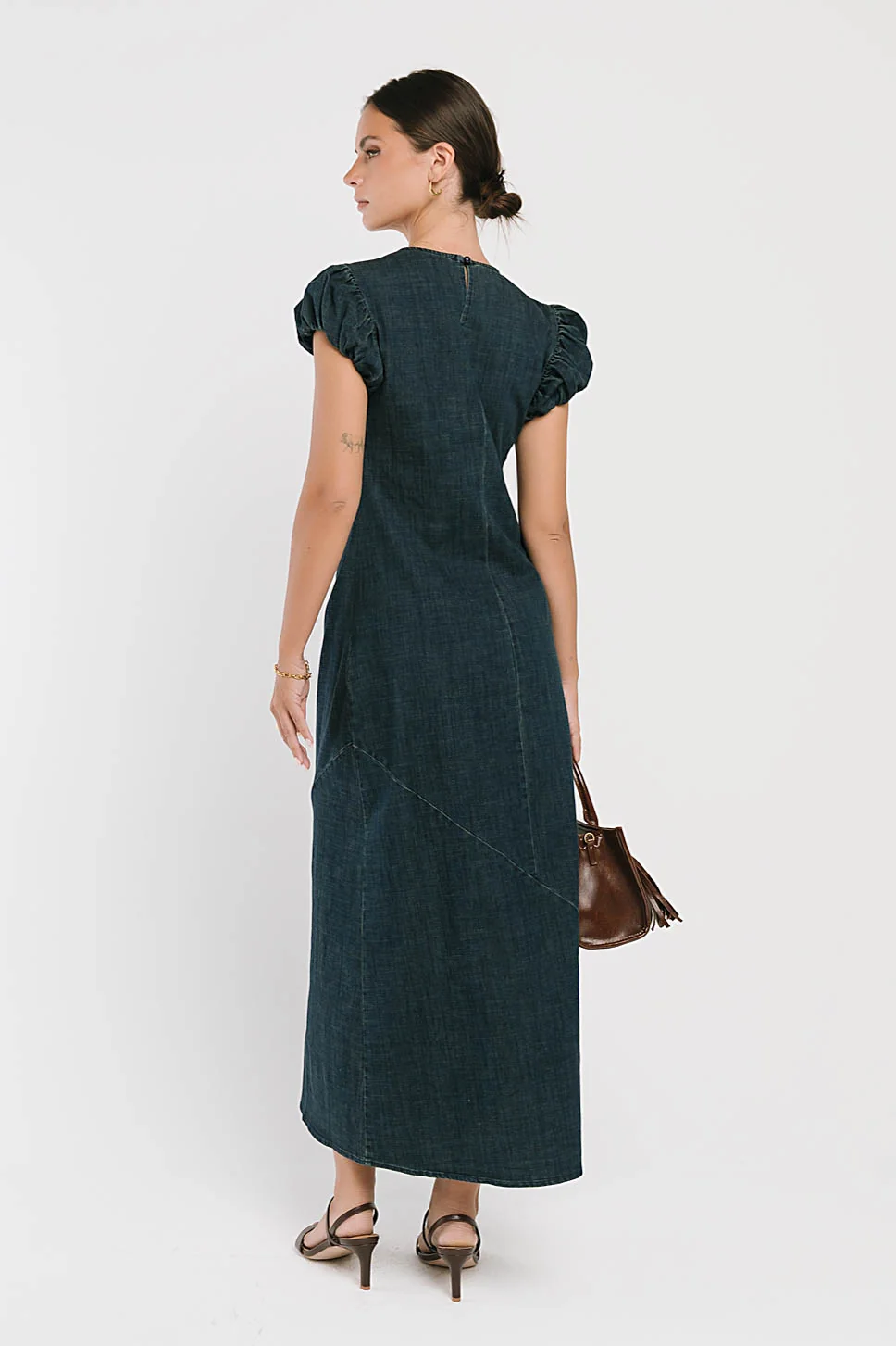 Ellianna Maxi Dress in Denim