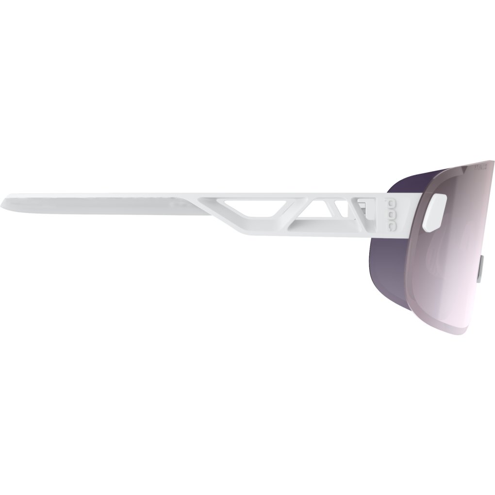 POC Elicit Glasses - Hydrogen White - Clarity Road/Sunny Silver | Clear