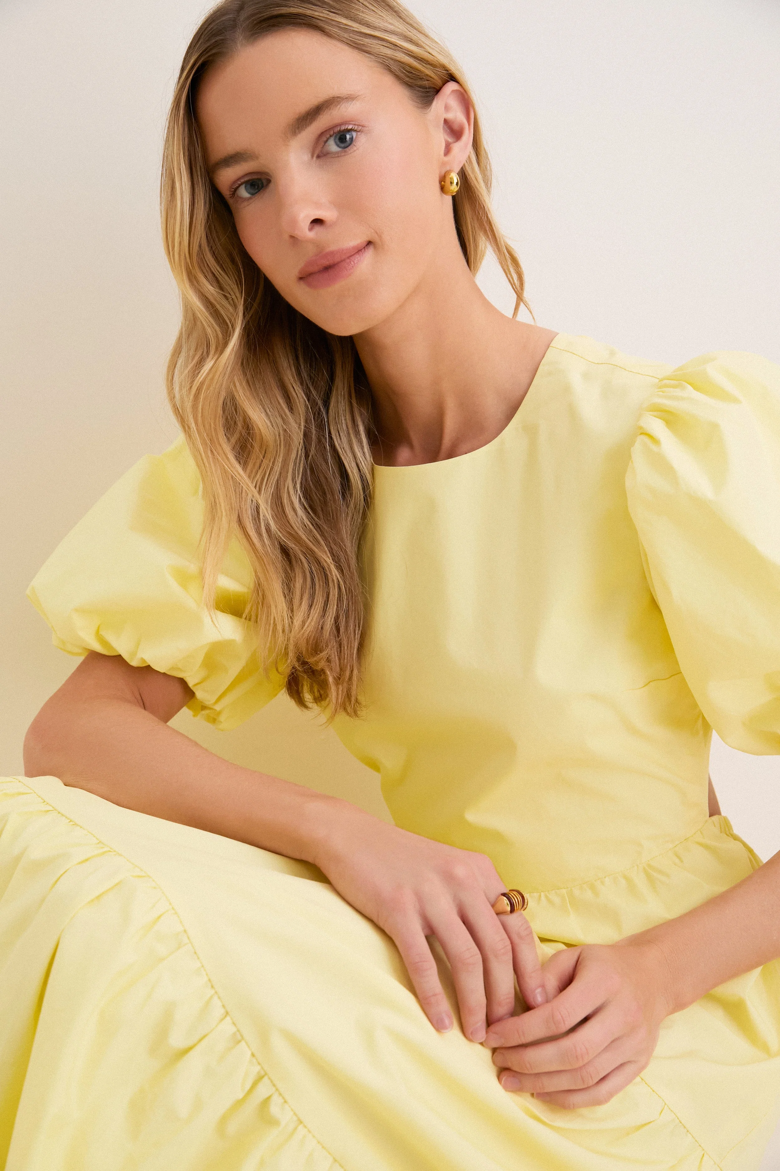 Butter Yellow Goldie Maxi Dress