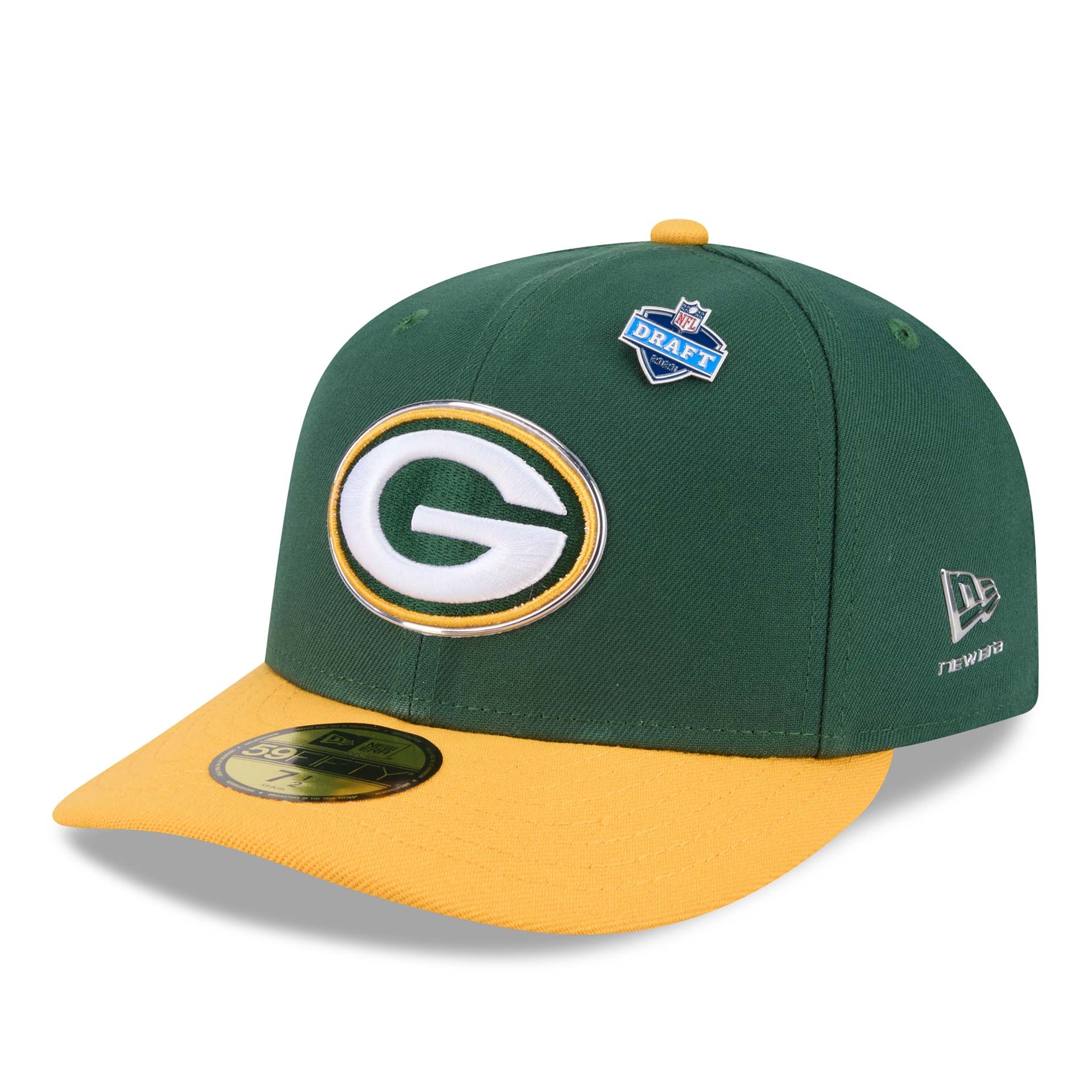 Green Bay Packers 2026 NFL Draft Pre-Curved 59FIFTY Fitted Cap