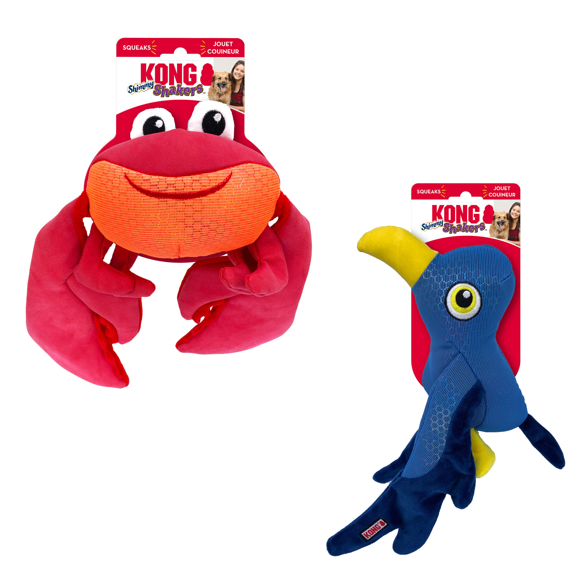 KONG Shakers Shimmy - Crab Medium