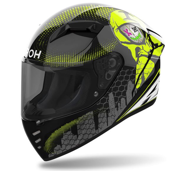 Airoh CONNOR Full-Face Helmet - GAMER - Black / YellowRef: AR1334