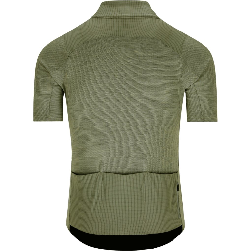 Q36.5 Adventure Tech Merino Short Sleeve Jersey Men - drab green