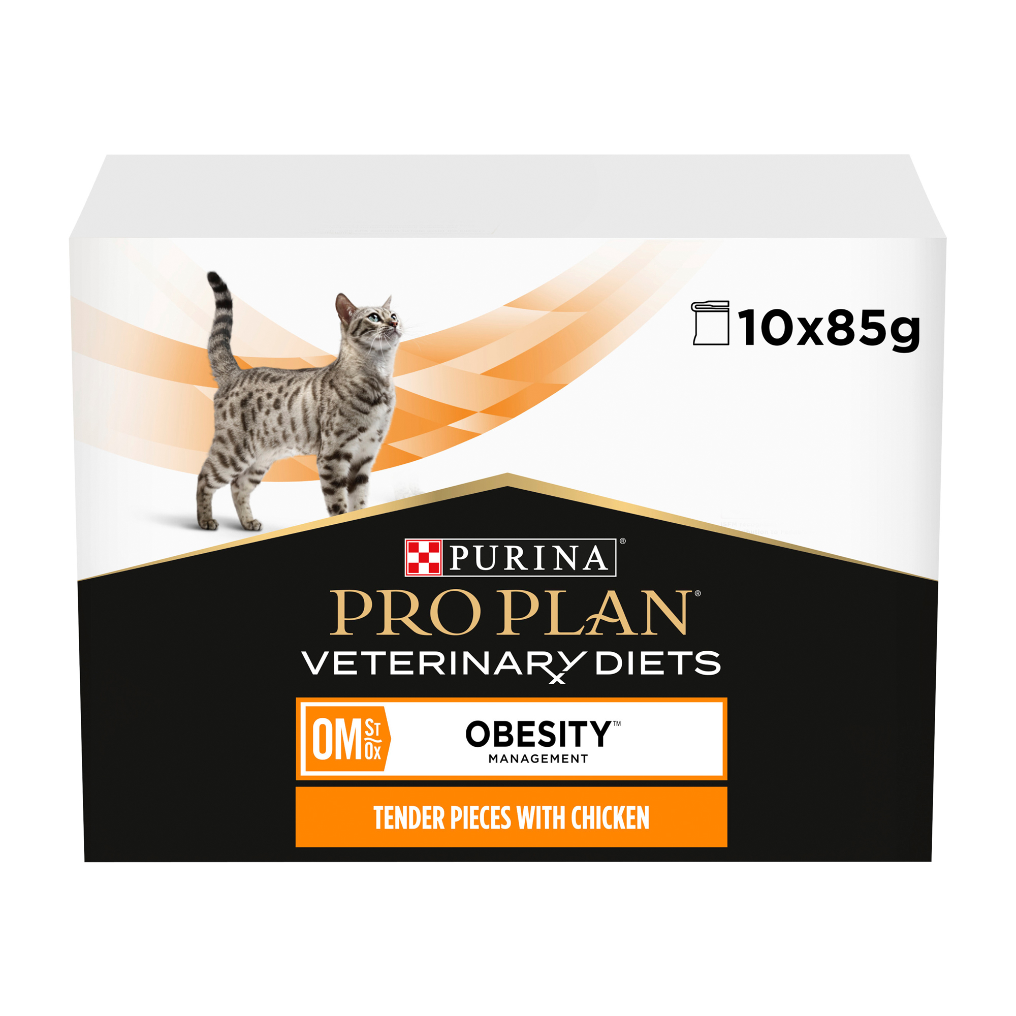 Purina Pro Plan VD OM Obesity Management - Pouch Chicken - 10 x 85g