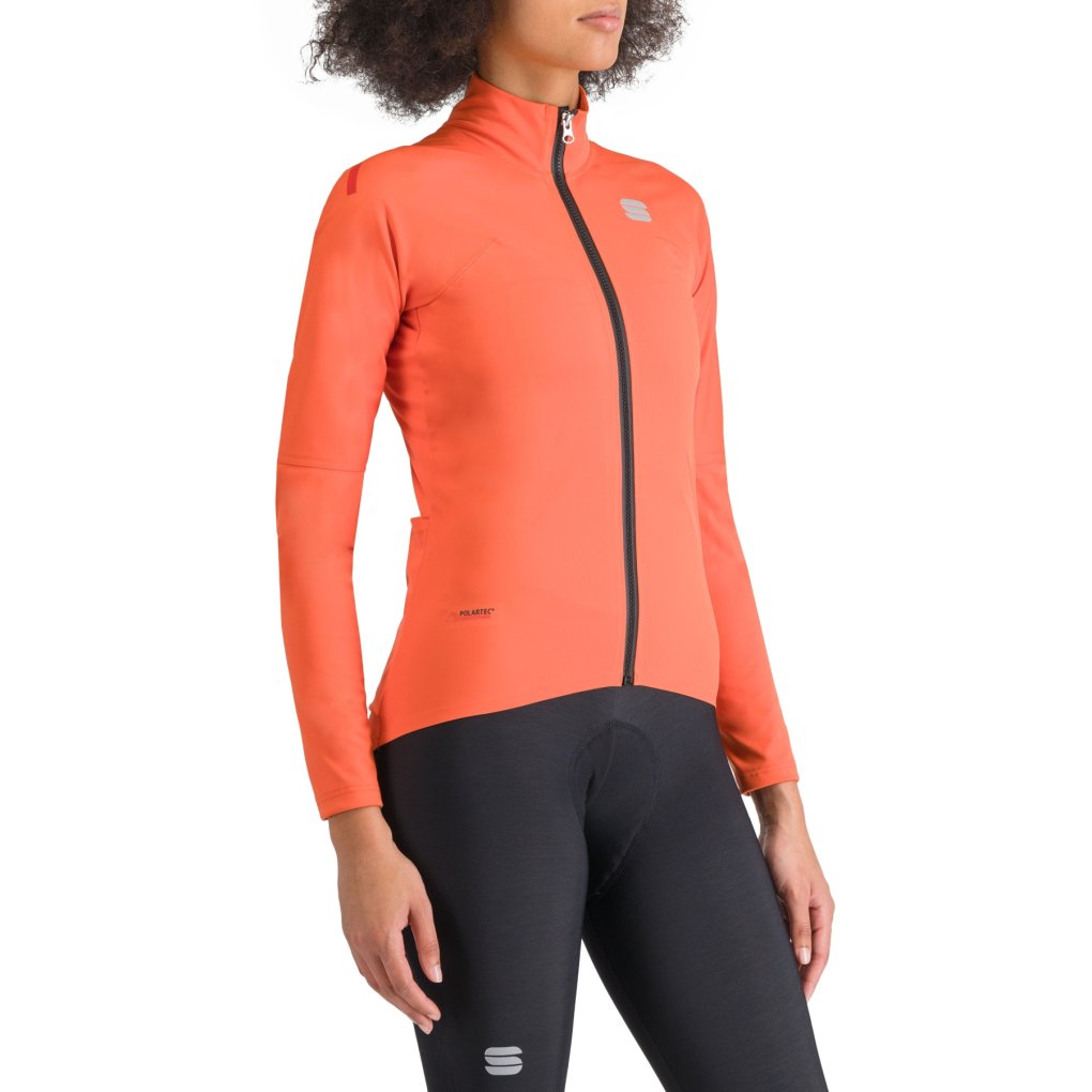 Sportful Fiandre Pro 2 Jacket Long Sleeves Women - 117 Pompelmo