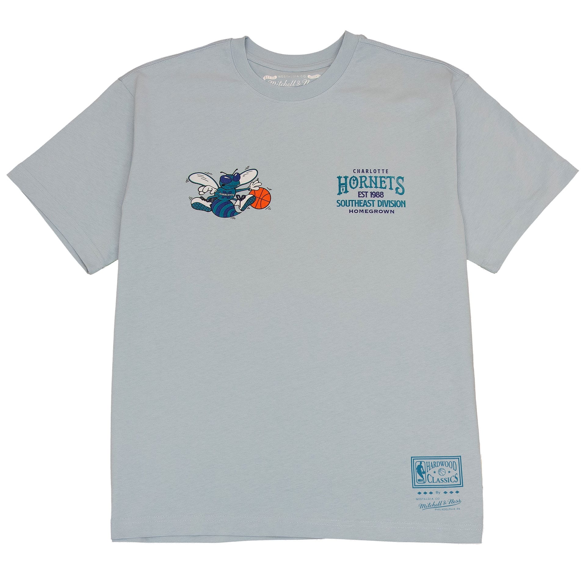 Charlotte Hornets Full Court Pressed NBA T-Shirt Blue