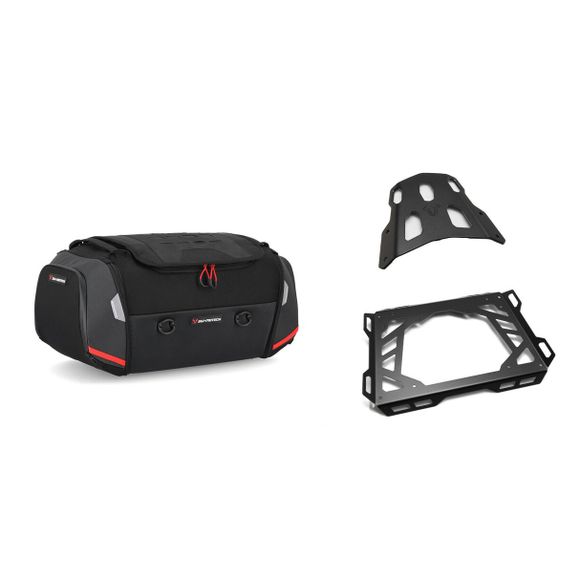 SW-MOTECH RACKPACK saddle bag (42 liters) COMPLETE WITH BRACKET - BlackAPRILIA 660 TUAREG 660 - 2021 - 2025Ref: swm0776 / gpt.13.849.30000