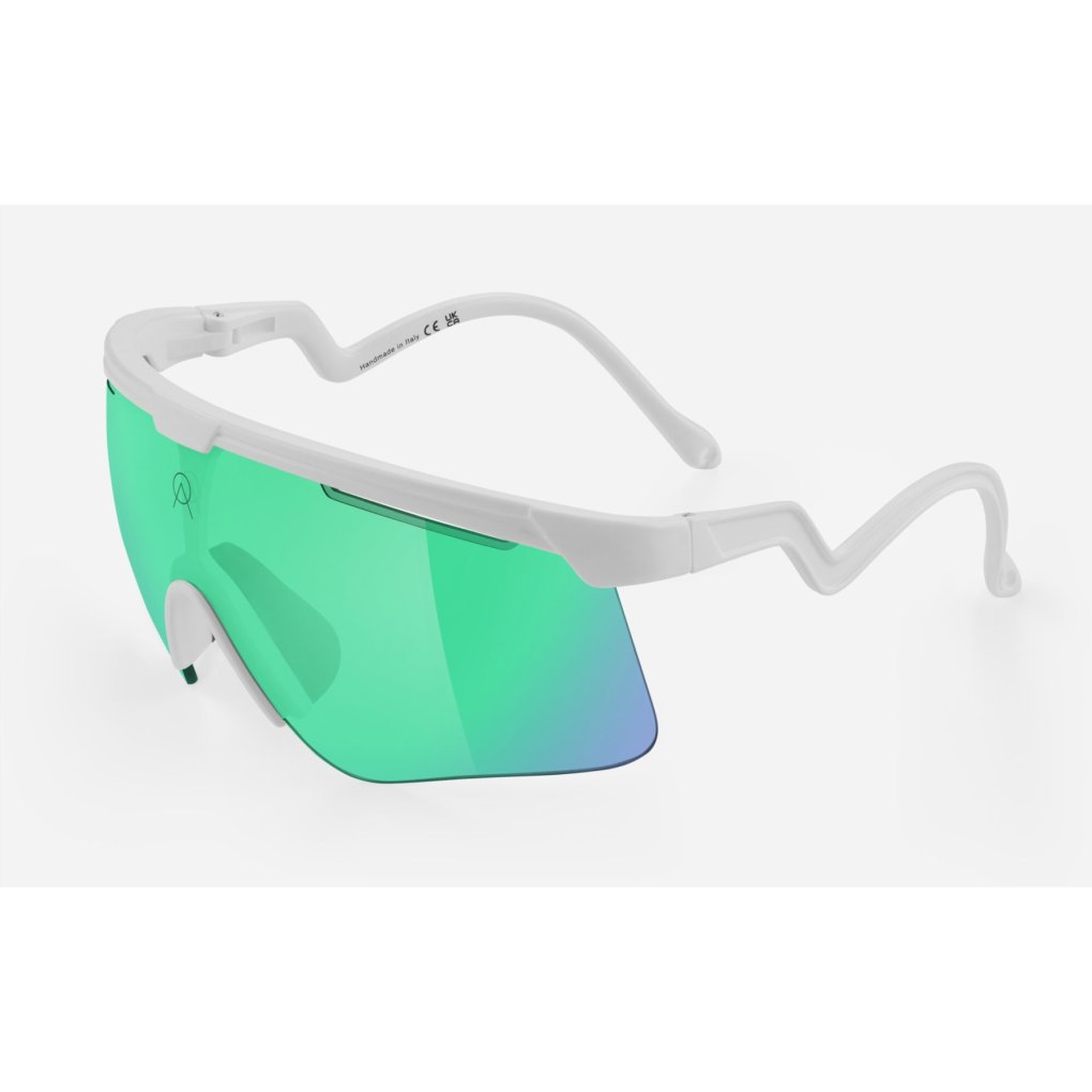 ALBA Delta Glasses - White / VZUM F-LENS BEETLE
