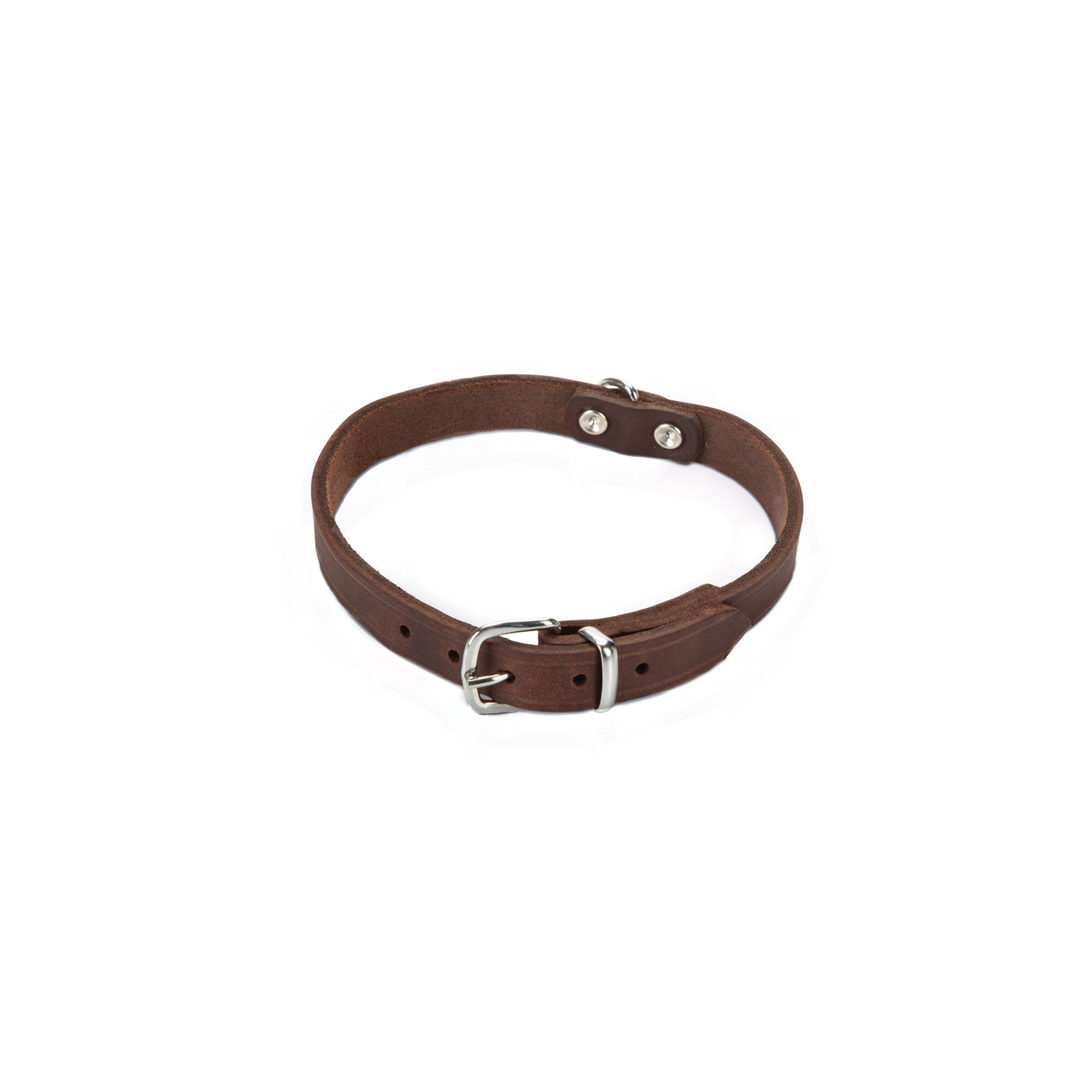 Beeztees Dog Collar Leather - Brown - 62cm x 25mm