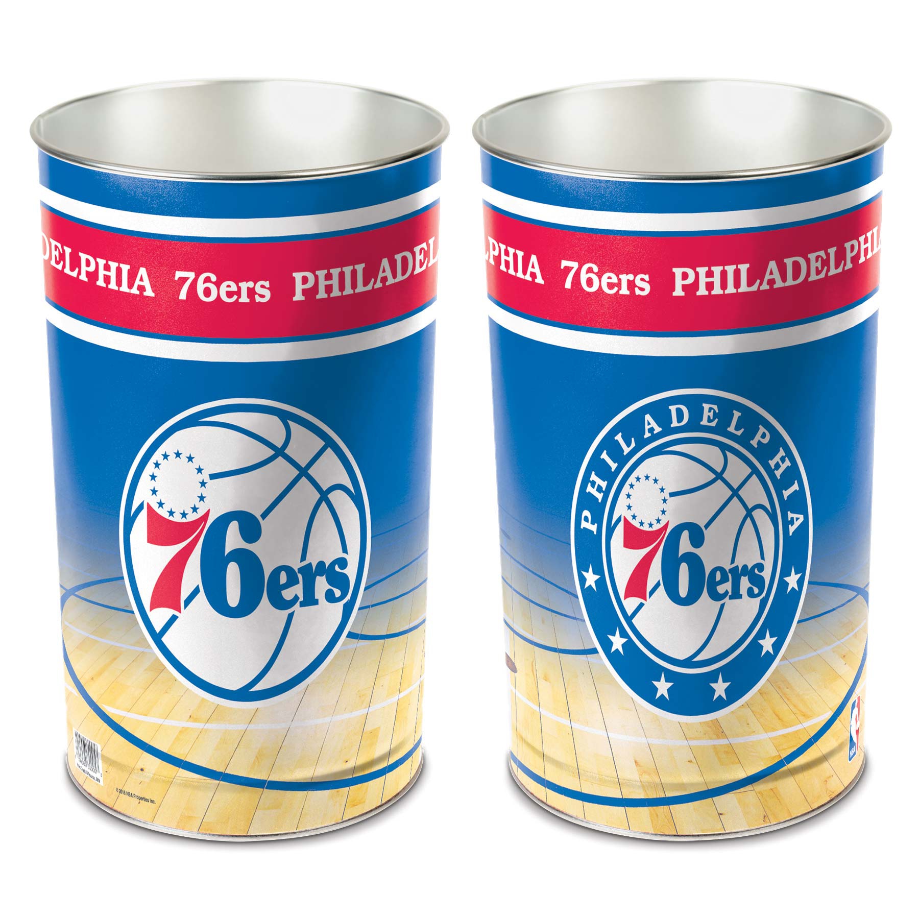 Philadelphia 76ers WinCraft Metal NBA Wastebasket