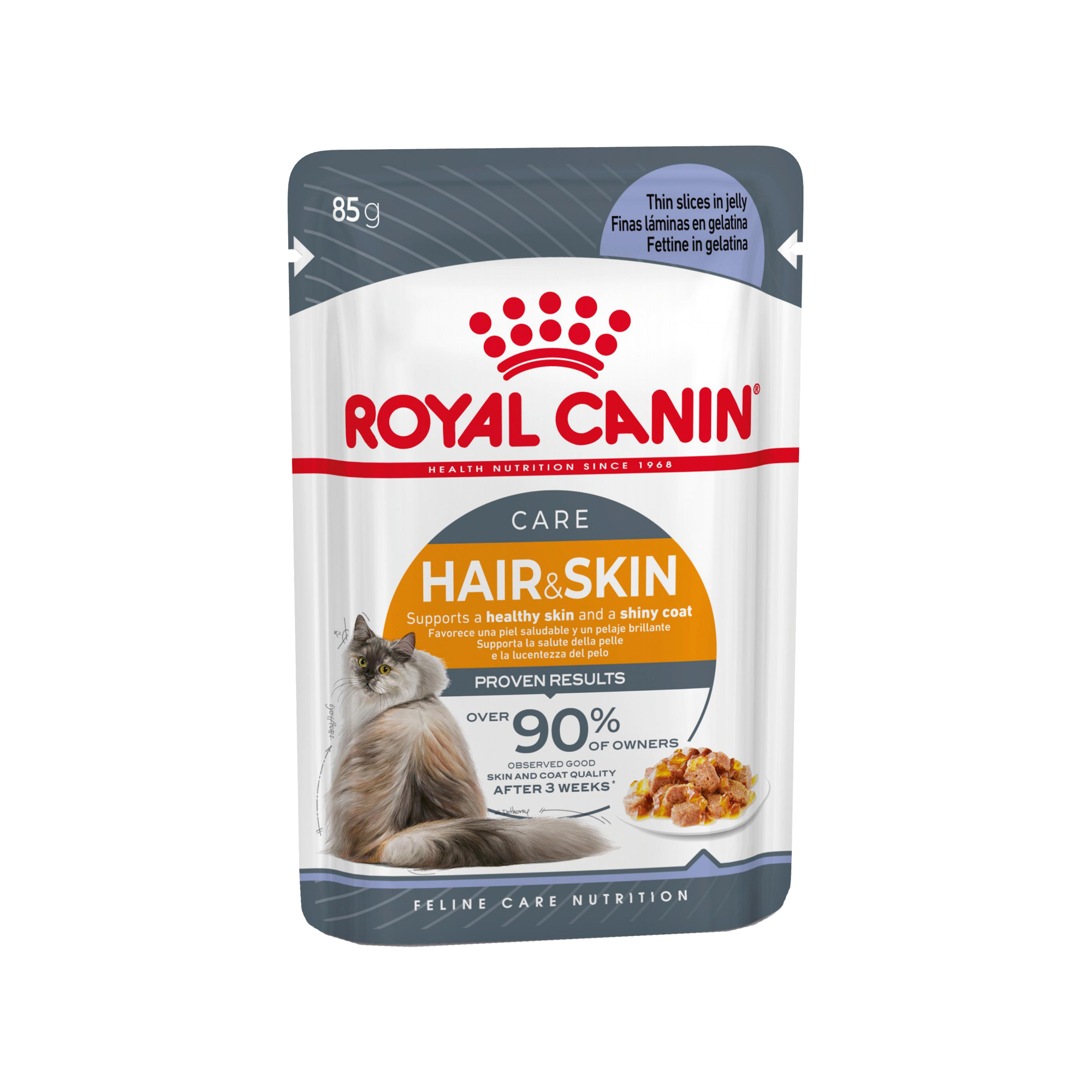 Royal Canin Hair & Skin in Jelly - 12x85g