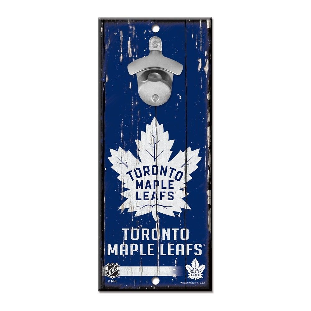 Toronto Maple Leafs NHL Bottle Opener Sign
