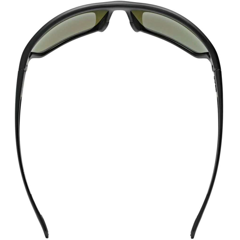 Uvex sportstyle 806 Cycling Glasses - black matt/mirror blue