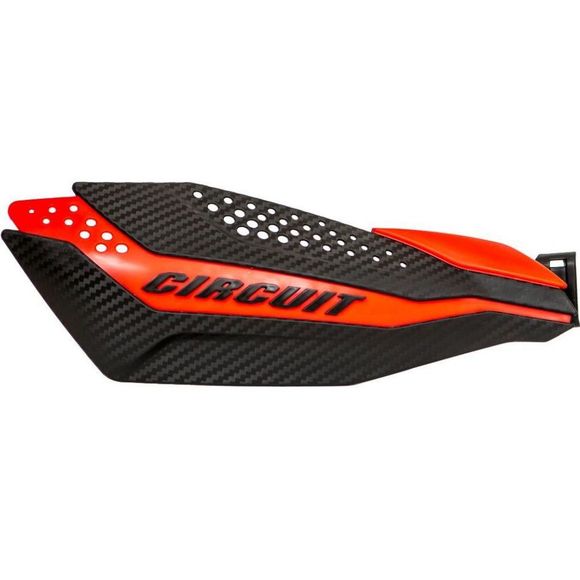 Protes Mains Universal Universal Dakar Equipment - Carbon / RedRef: cre0022 / pm038-2da