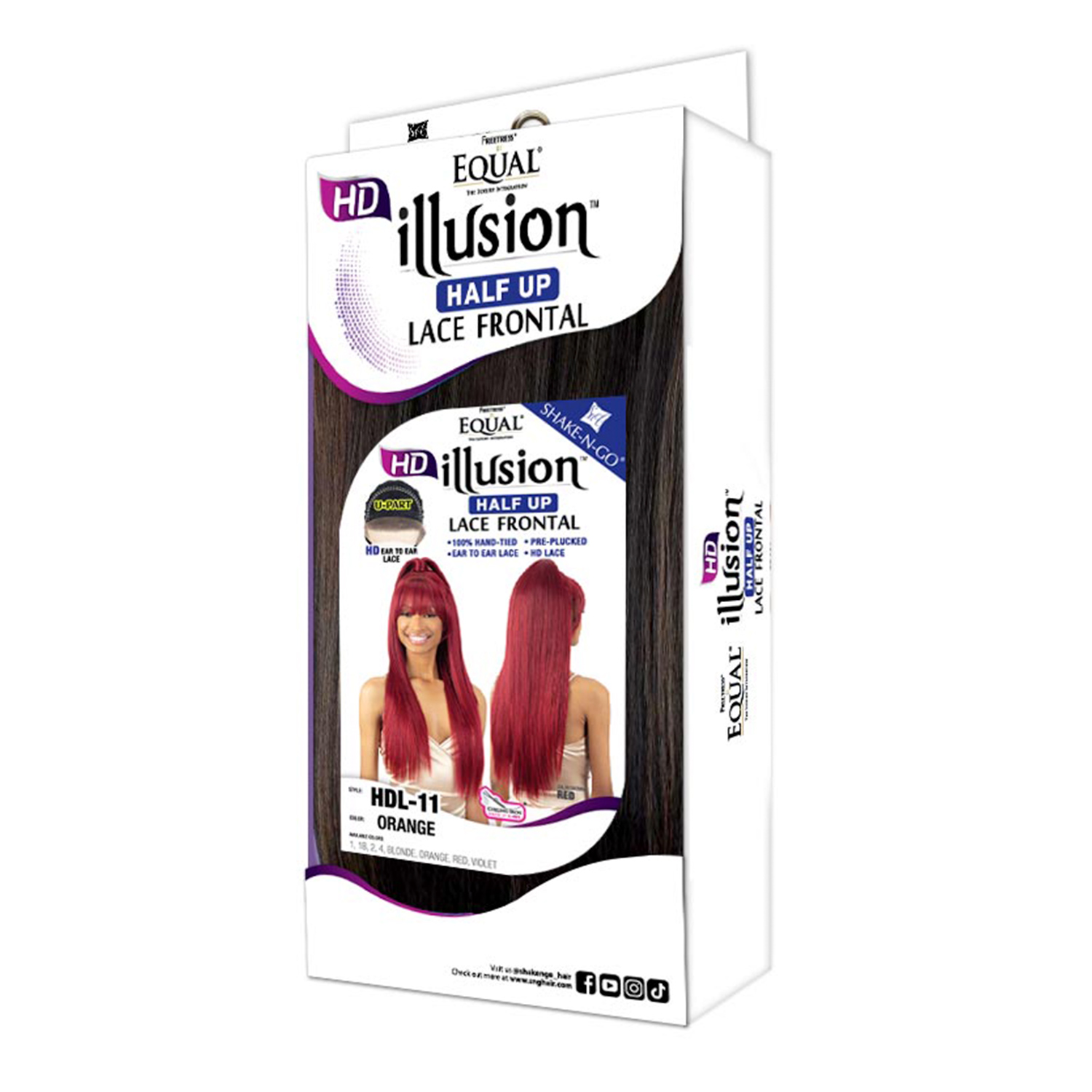FreeTress Equal Illusion HD Lace Frontal Wig HDL-11