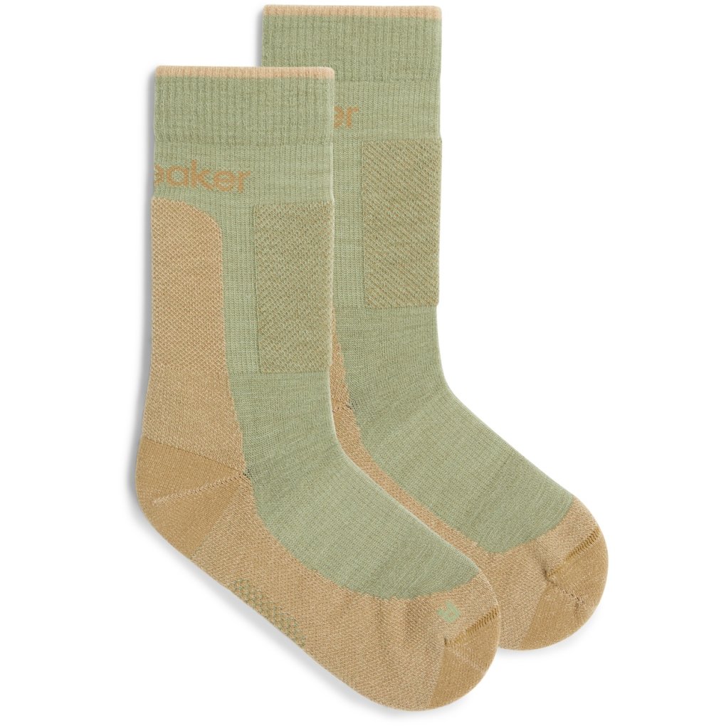Icebreaker Merino Hike+ Medium Crew Socks Women - Lichen/Sand