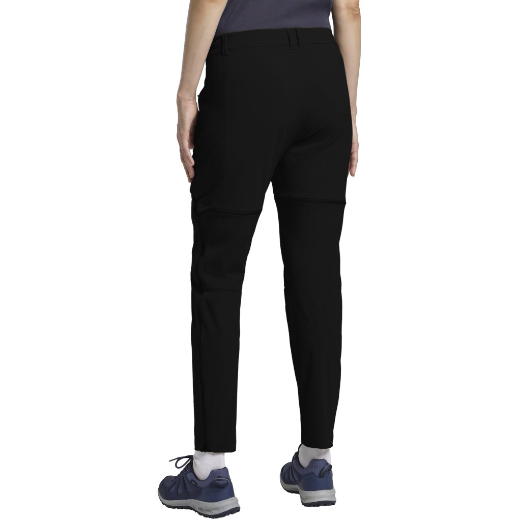Jack Wolfskin Hikeout Zip Away Pants Women - regular - black