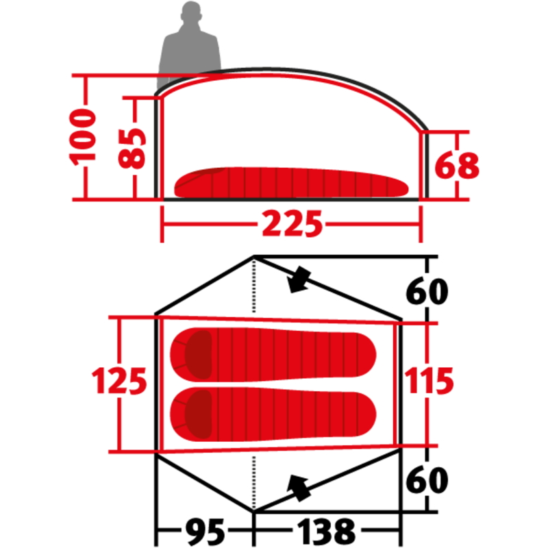 Wechsel Venture 2 Tent - Laurel Oak