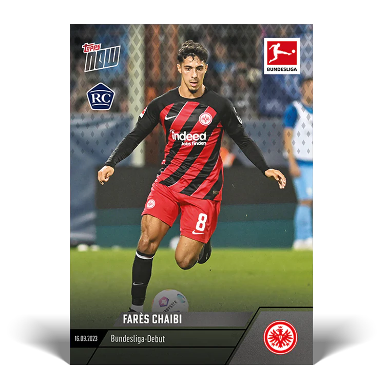 Topps UK - Farès Chaibi - Bundesliga Debut - Bundesliga TOPPS NOW® Card #27