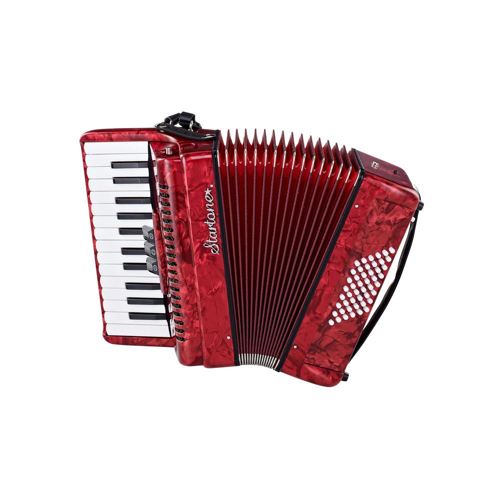 Startone Piano Accordion 48 Red MKII – Thomann Ireland