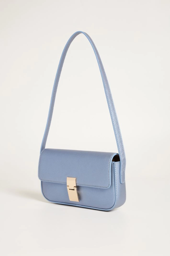 Coated fabric bag - LIGHT BLUE