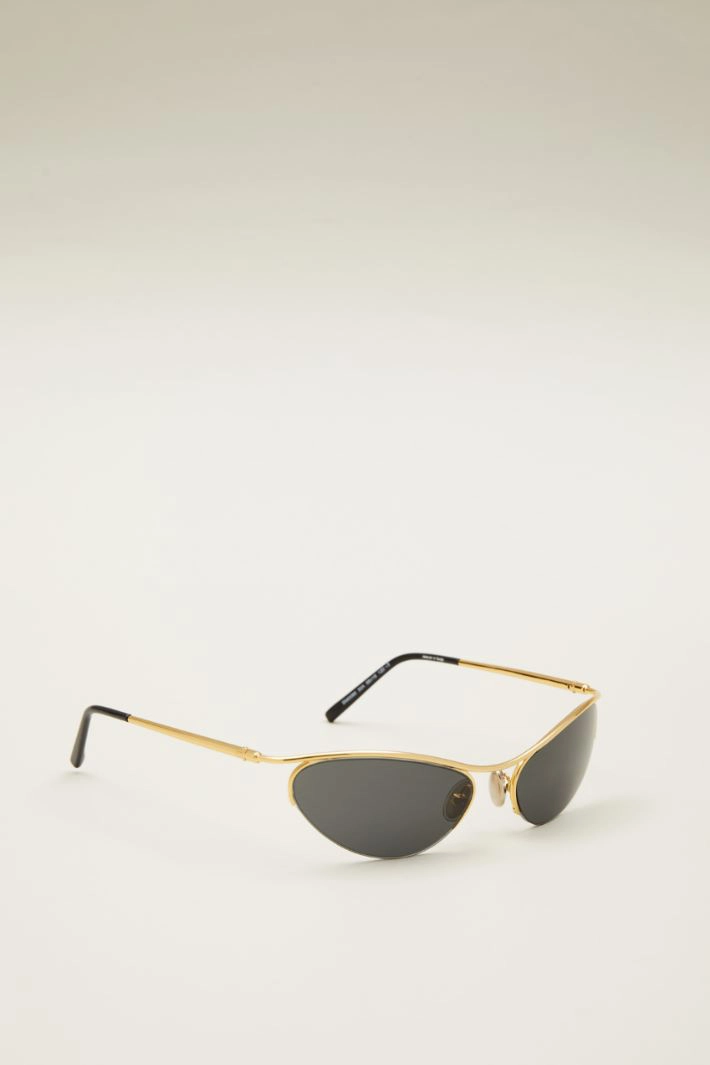 Cat-eye sunglasses - GOLD BLACK
