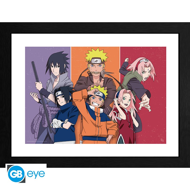 NARUTO SHIPPUDEN Framed print Adults and children