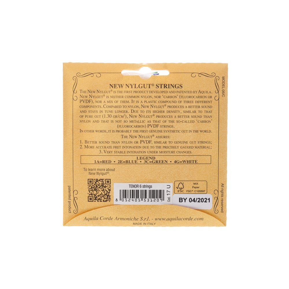 Aquila 17U Tenor Ukulele Strings – Thomann Ireland