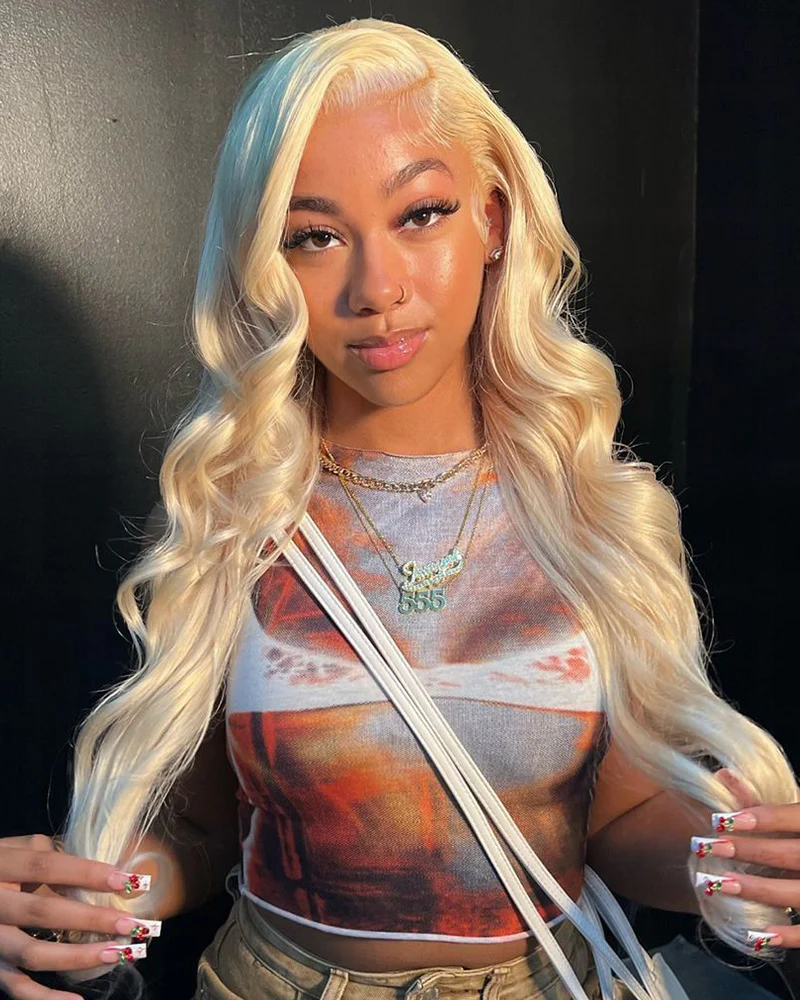 Ophirawig 6x5 invisible knots Glueless 613 Blonde Body Wave Wig Pre-cut Lace Beginner Friendly