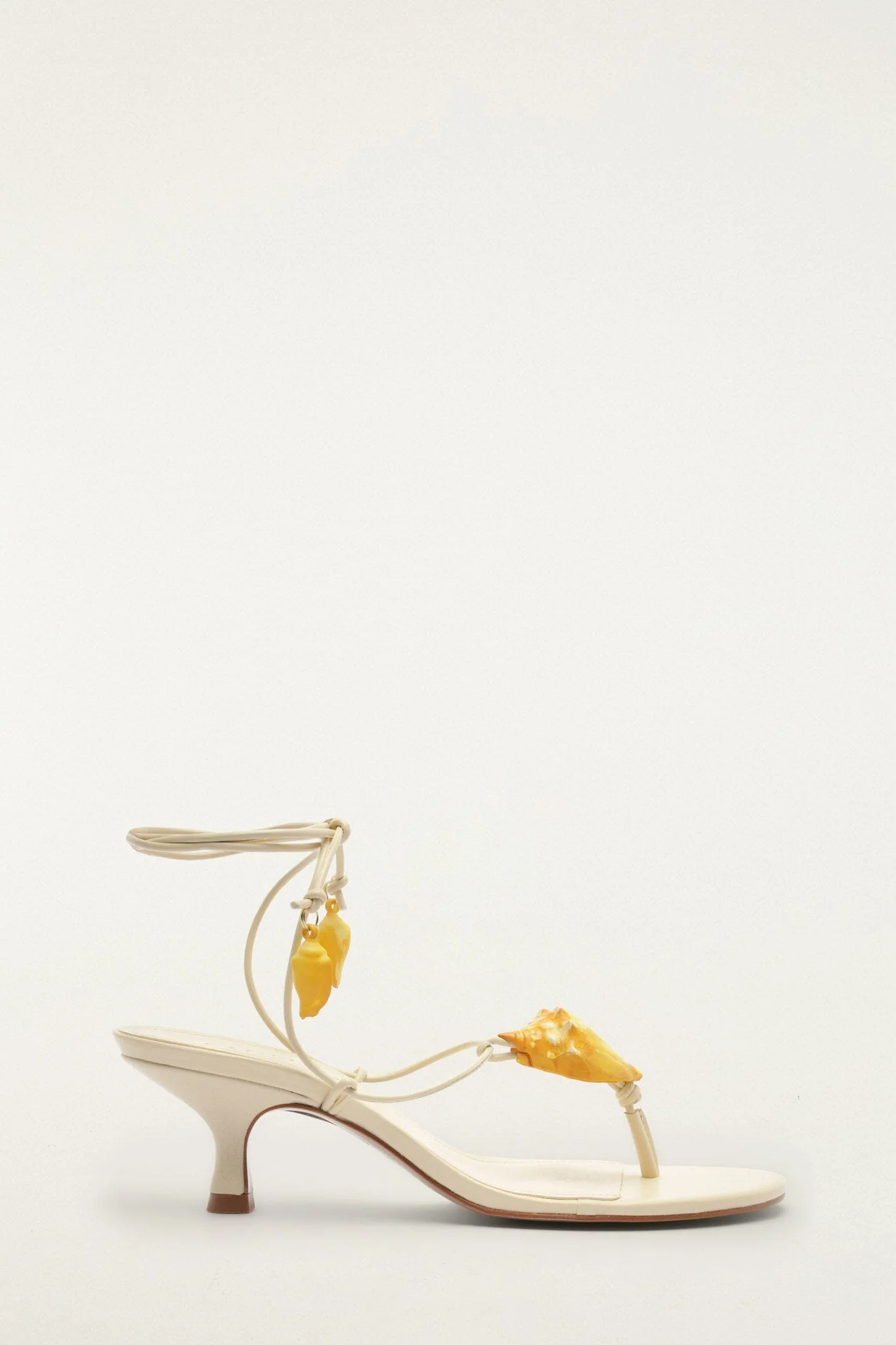 Shell Kitten Heel