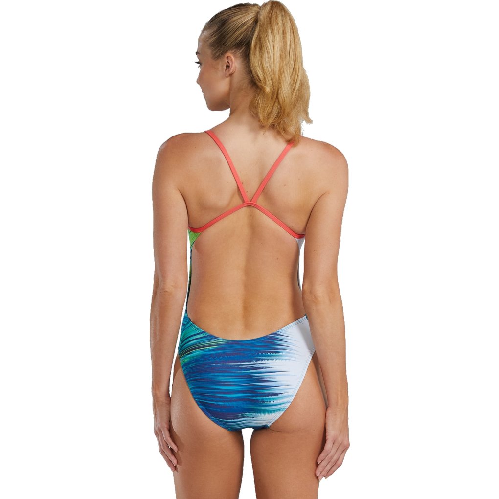 TYR Bravura Durafast Elite® Cutoutfit Swimsuit Women - white/multi
