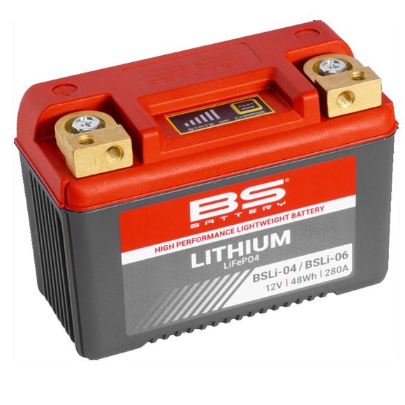 Batterie BS Battery Lithium Ion BSLi-04/06 (YTZ10S /YT12B-4/YT14B-4/YTX14AH-BS)Ref : BSLI-04 / 1077871