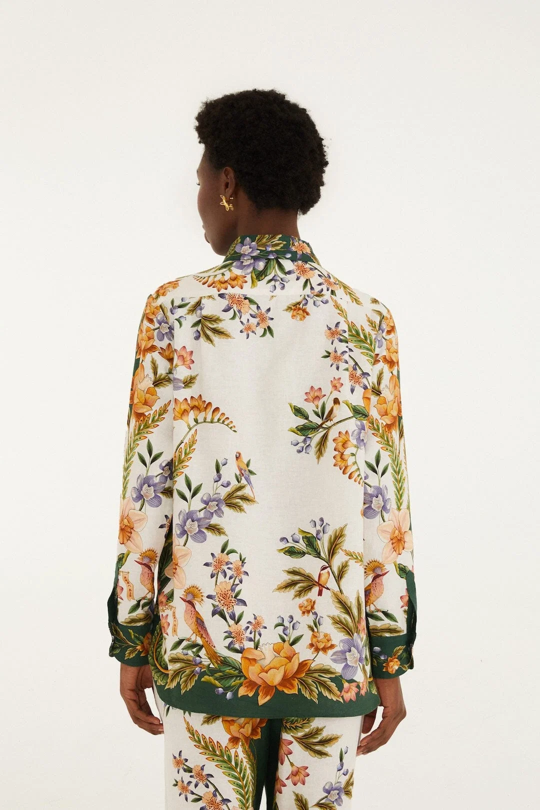 Sand Nature Collared Buttoned Shirt