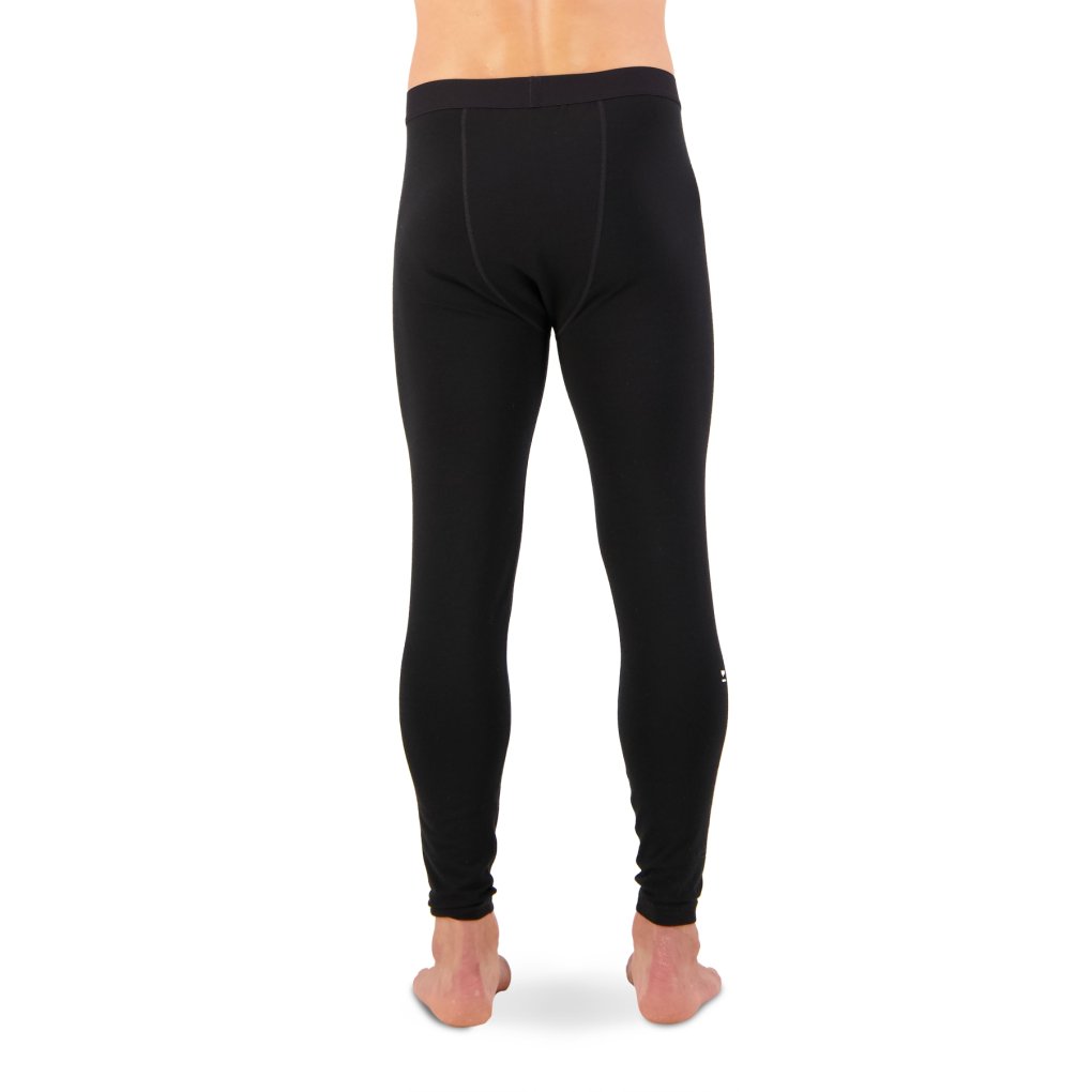 Mons Royale Cascade Merino Base Layer Leggings Men - black