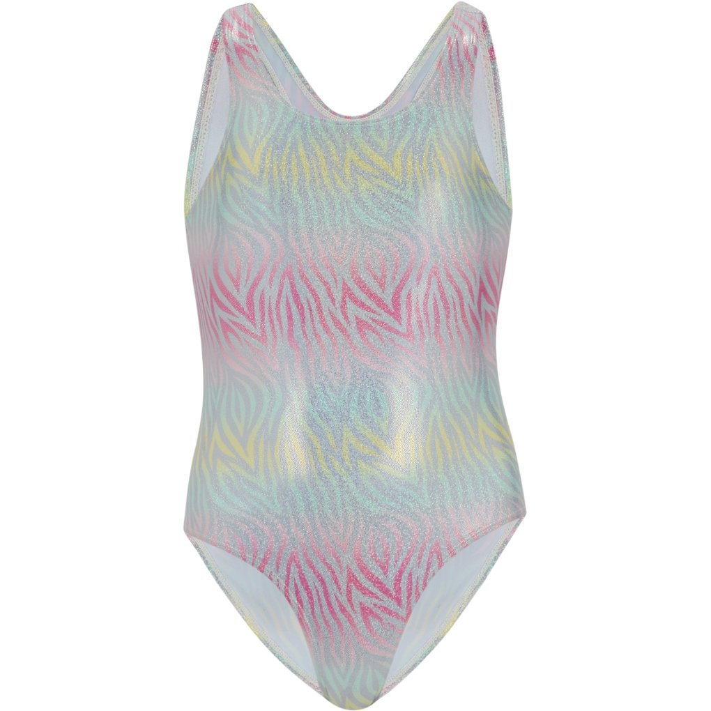 Regatta Katrisse Swimsuit Girls - Ombre Metallic/Zebra Print ZVJ