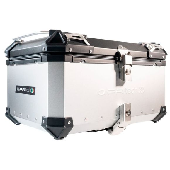 GPR Tech ALPI-TECH Alu Top Case - Complete with mount - 55 Liters - GreyHONDA 1100 NT 1100 - 2022 - 2023Ref: GTE0042