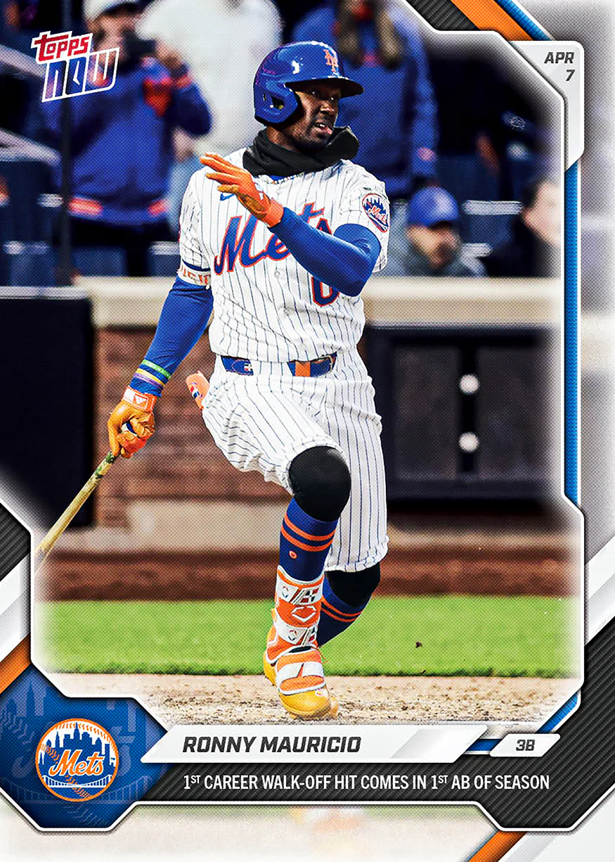 Ronny Mauricio - 2026 MLB Topps NOW® - Card 64 - PR: 455
