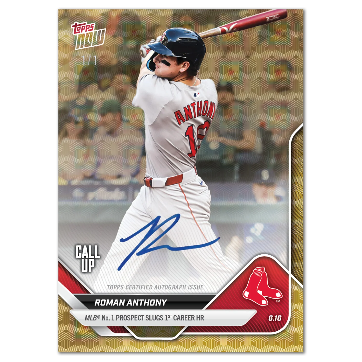 Roman Anthony - 2025 MLB Topps NOW® - Card 305 - LOOK FOR AUTOS