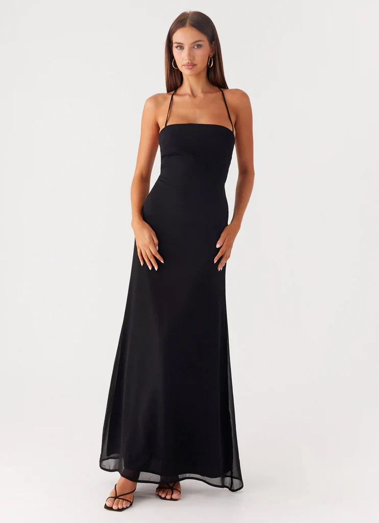Peggy Maxi Dress - Black