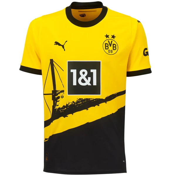 Borussia Dortmund Home Jersey 23/24 (Cyber Yellow/ Black)