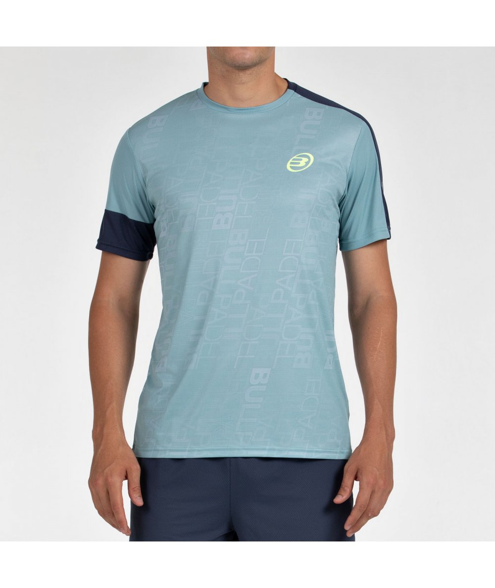 BULLPADEL LEIDO BLUE GREEN T-SHIRT