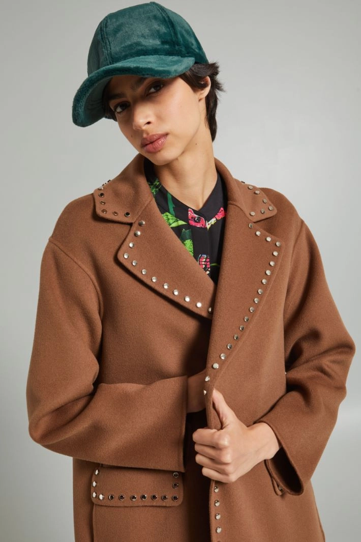 Baseball cap in soft and warm fabric - GREEN