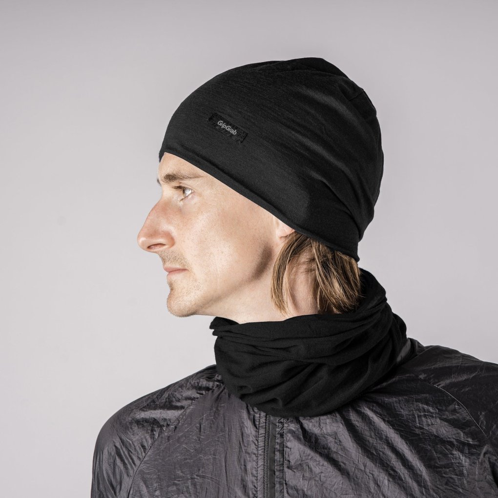GripGrab Multifunctional Merino Neck Warmer - Black