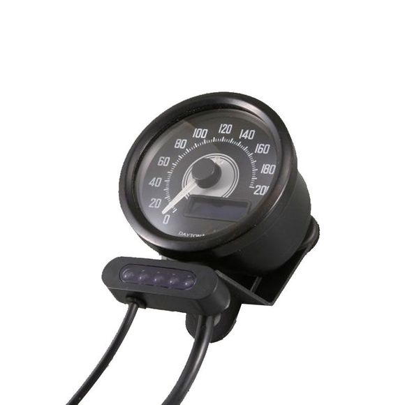 Compteur Daytona - Support combiné pour Compteur velona et indicateur Universel - NoirRef : 8740
