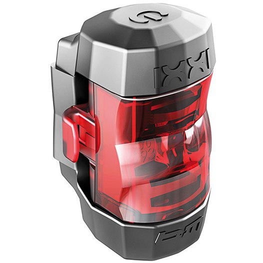 Busch + Müller IXON Core LED Front Light + IXXI LED Rear Light - 180L/383 - silver